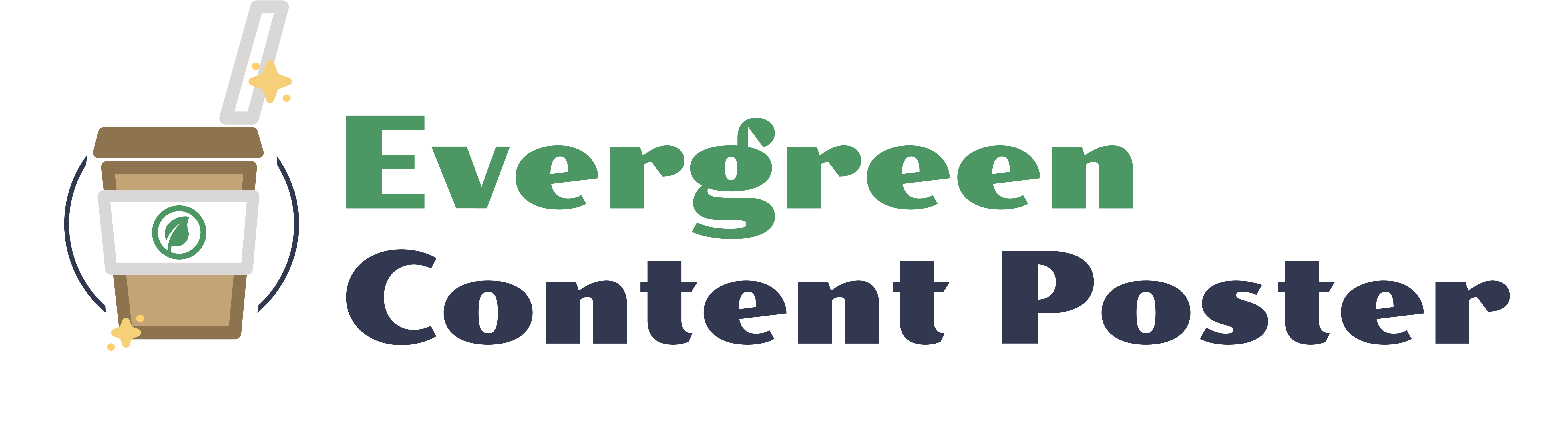 Evergreen Content Poster logo