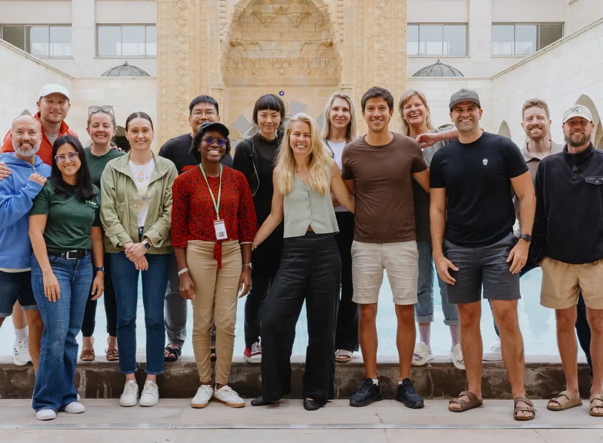 The Buffer customer service team during the 2025 Buffer retreat in Turkey.