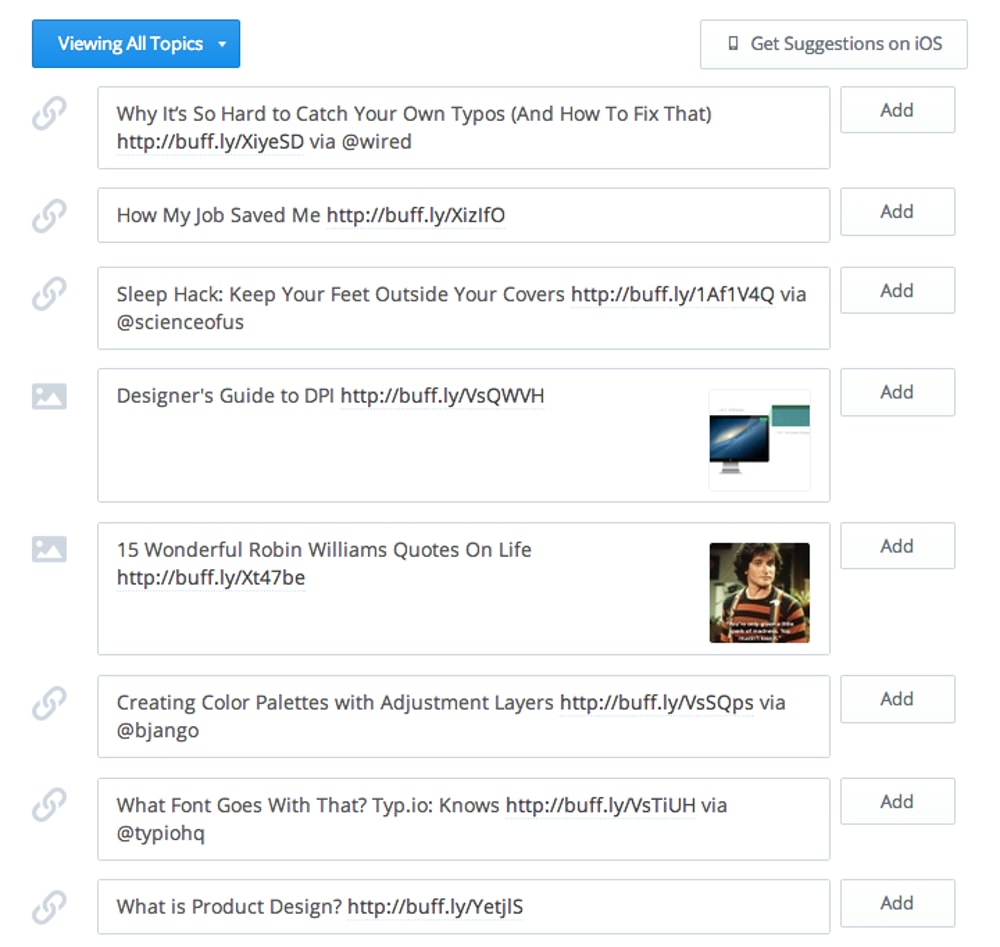 Buffer’s Content Suggestions: From Lean Experiment to 20,000 Shares a Day