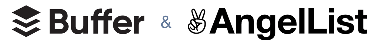 Logos of Buffer and AngelList