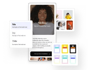 Buffer Start Page social bio with custom theming, images, and links.