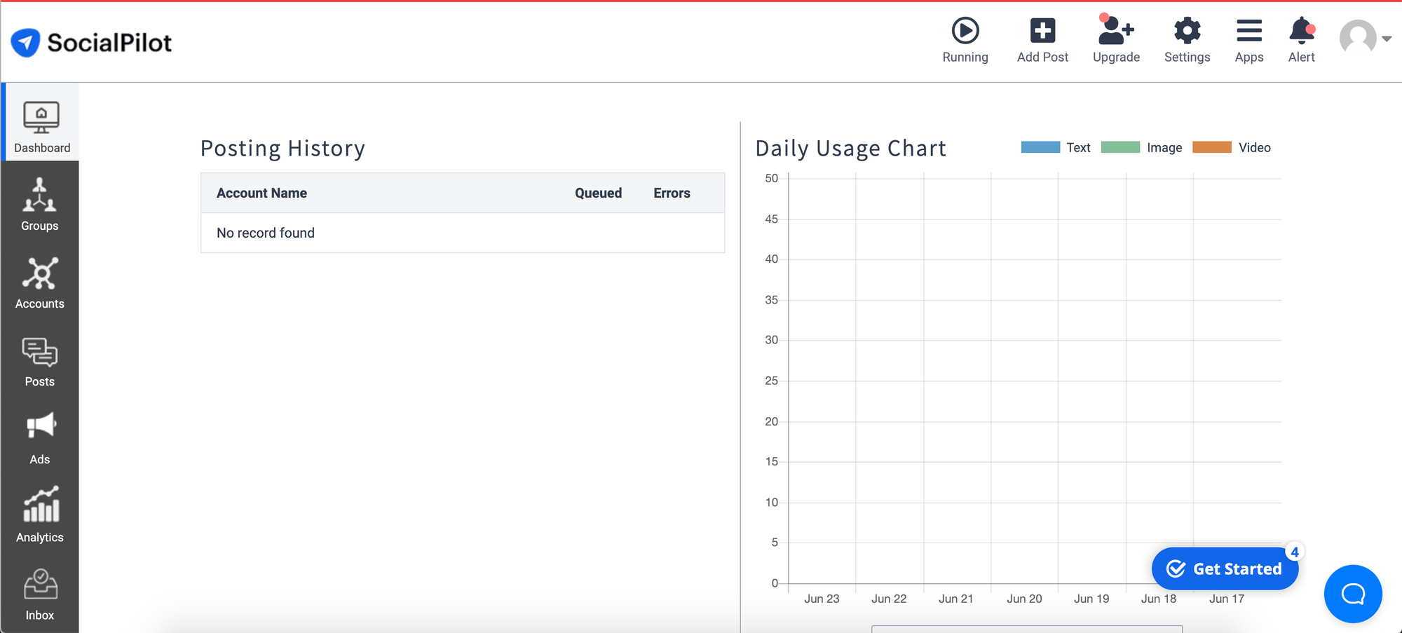 This is SocialPilot’s content scheduler and calendar.