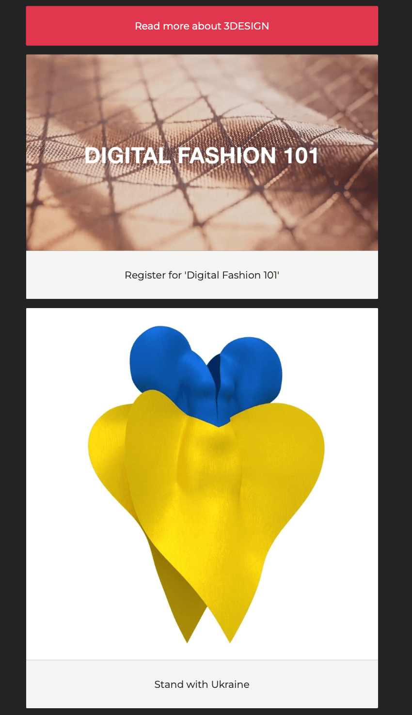 The Digital Fashion Group's Start Page
