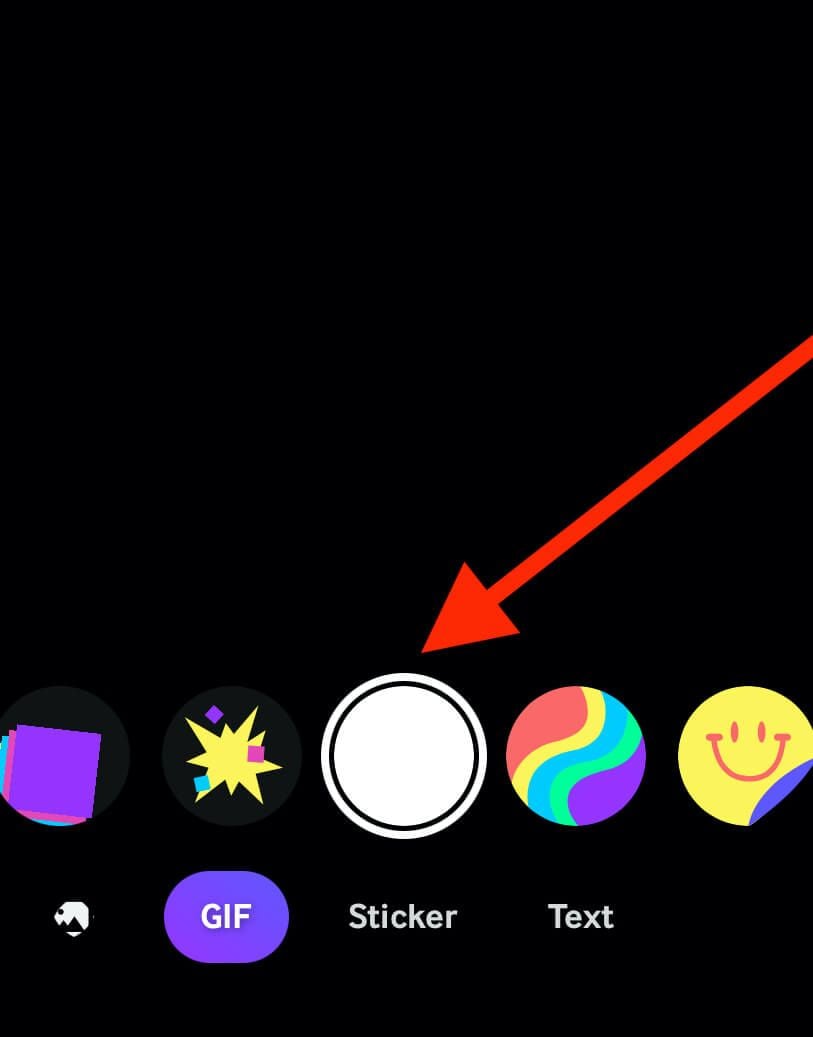 Screenshot of the Giphy mobile app