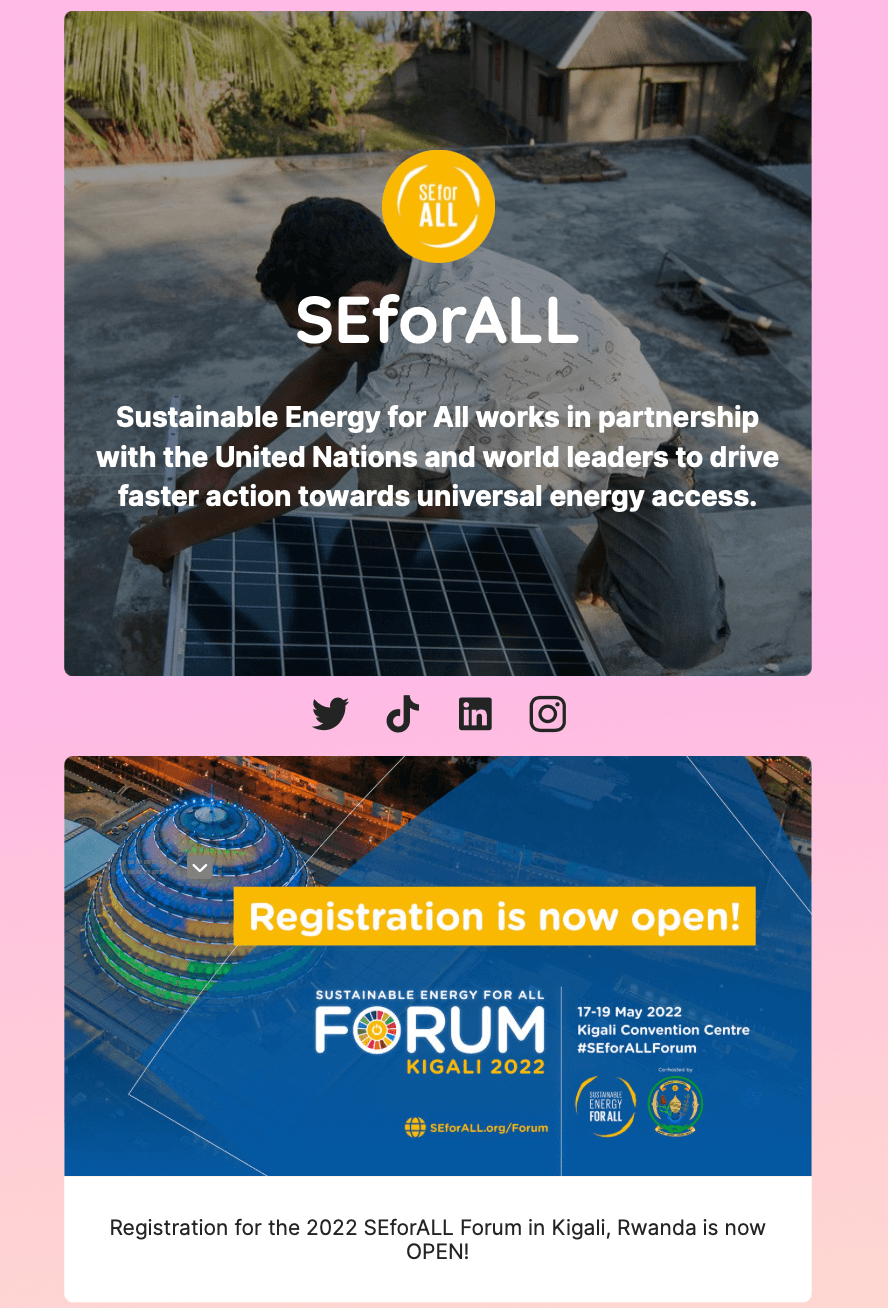 SEforAll's Start Page
