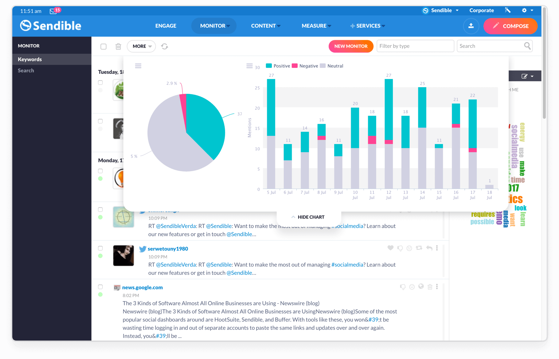 Software kinds. "Content monitoring and filtering".