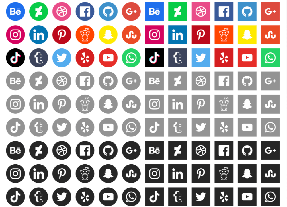 Double check - Free social media icons