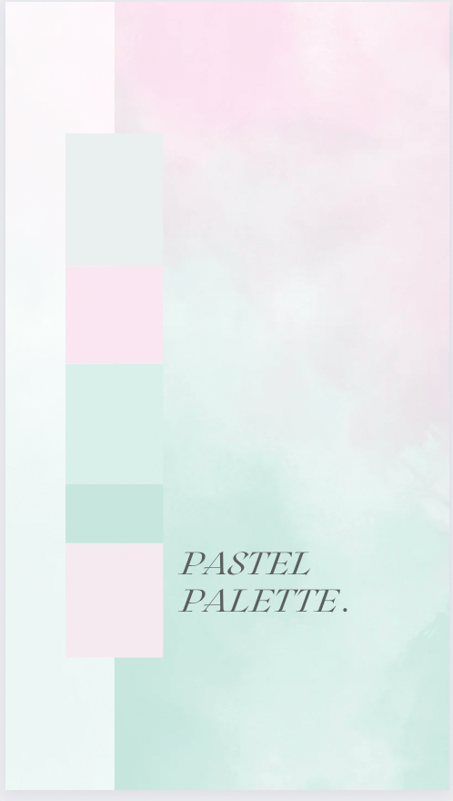 pastel instagram story template