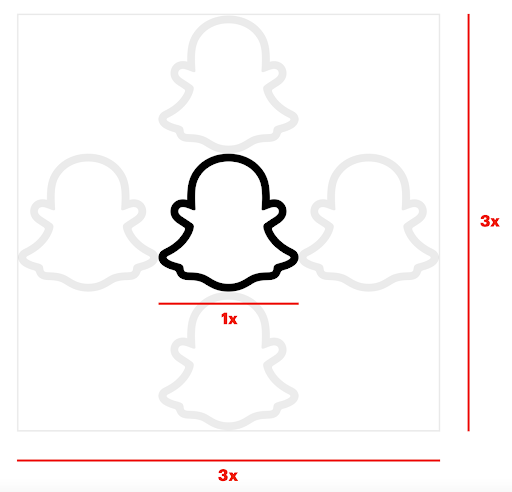 black and white snapchat logo