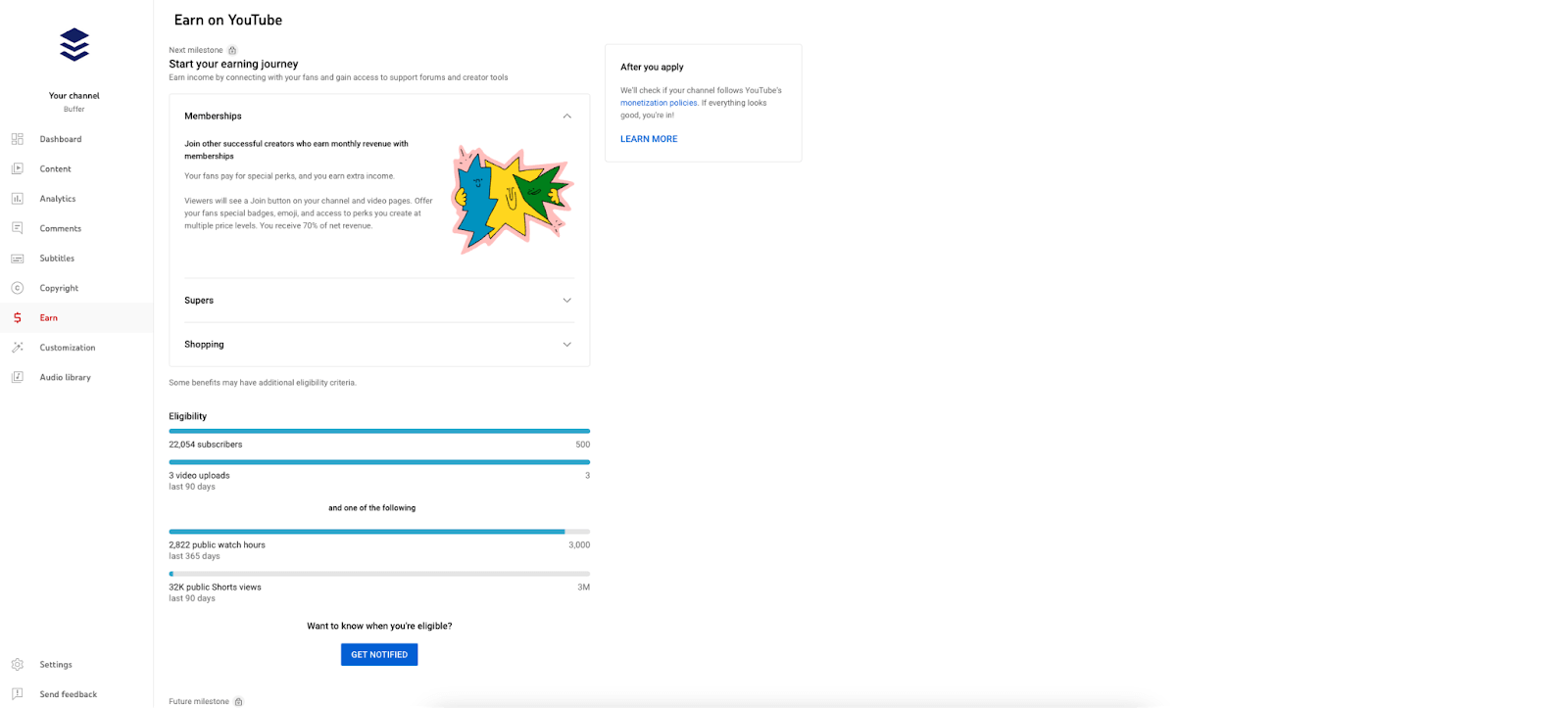 How to Verify  channel in new Creator Studio 