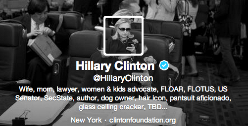 Hillary Twitter Twitter bio