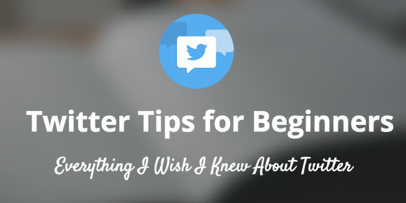 twitter tips beginners