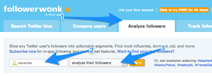 Followerwonk Twitter followers analysis