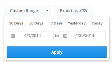 Custom timeframes