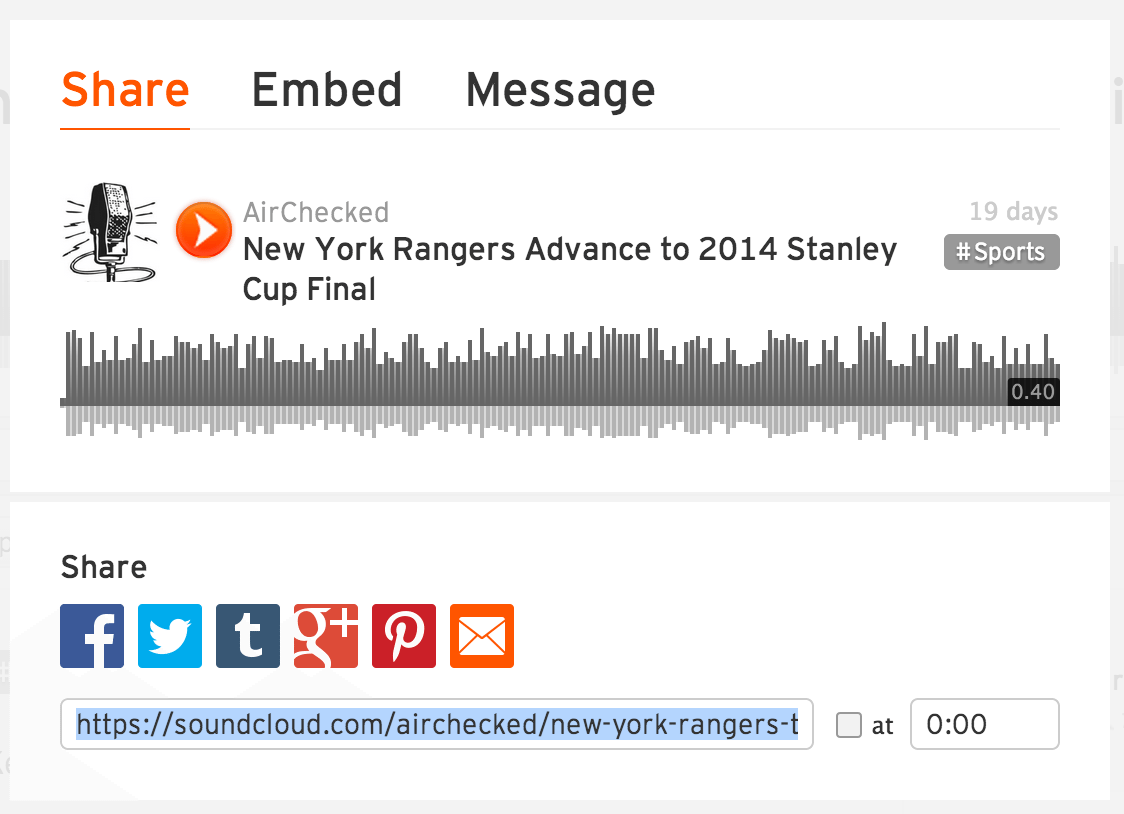 soundcloud example