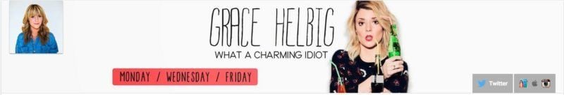 Grace Helbig Channel Art