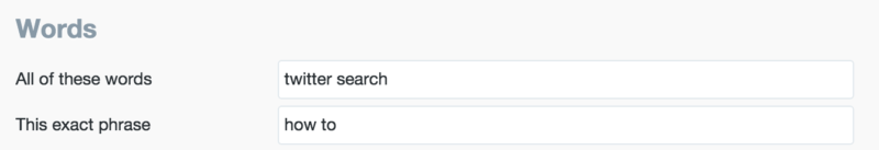 how to twitter search