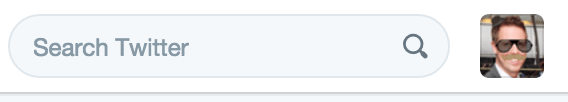 Recherche sur Twitter depuis la barre d'outils