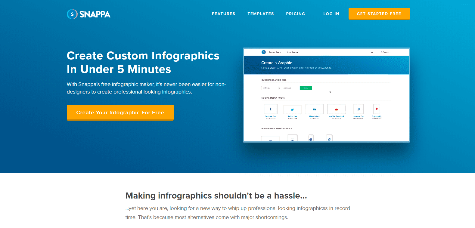 Infographic maker: Snappa