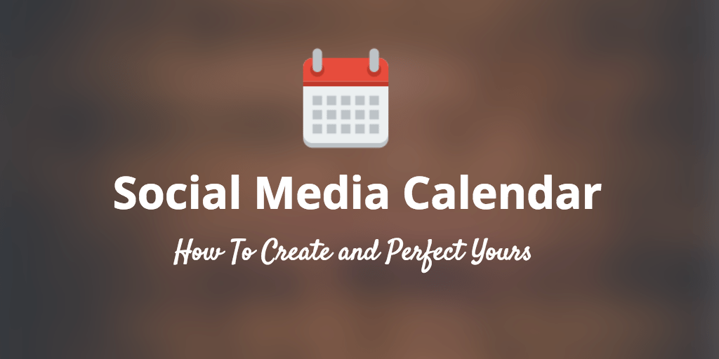 social media calendar post
