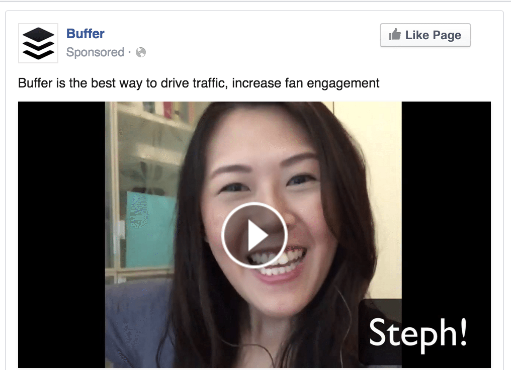 Get video views - Facebook ads