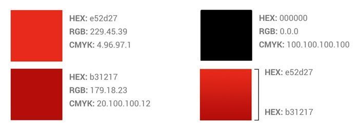 youtube color style guide for branding