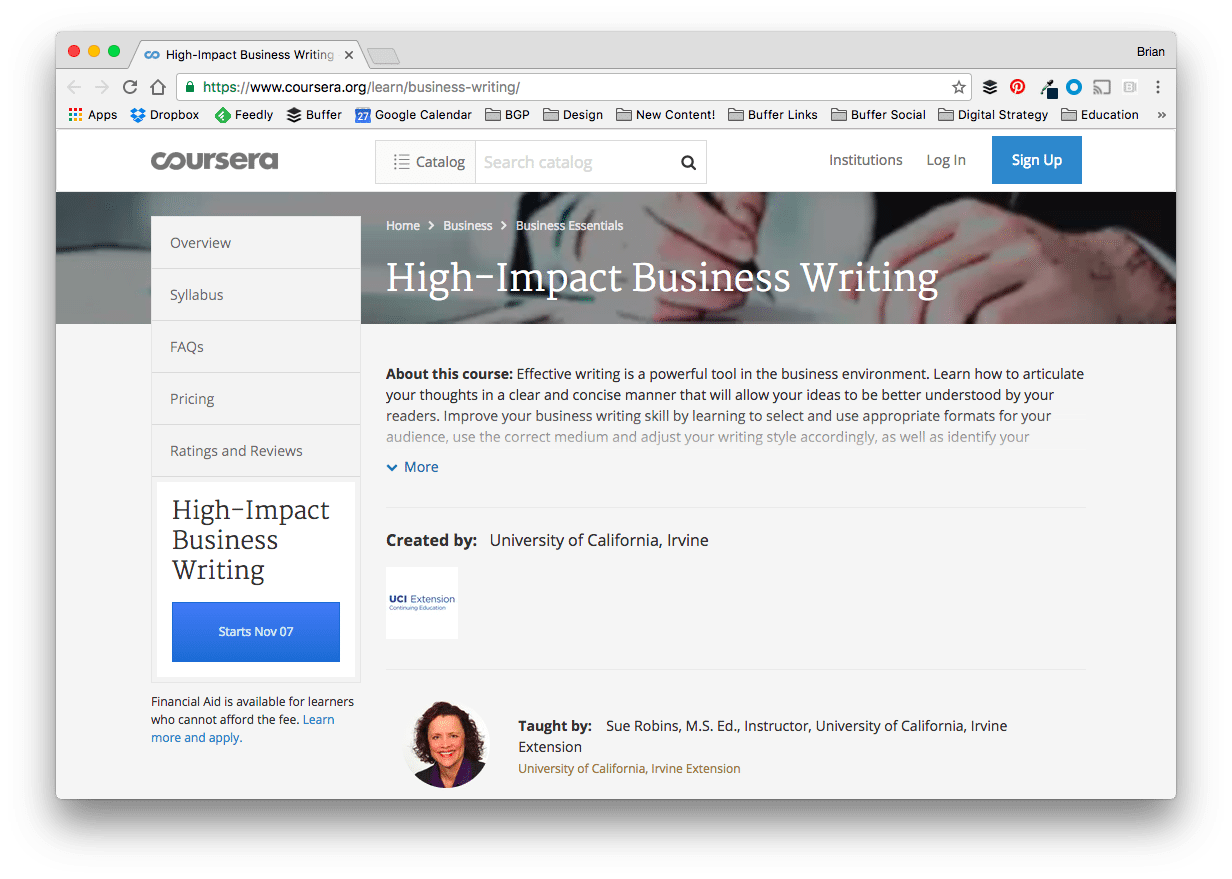 High-Impact Business Writing Online Course