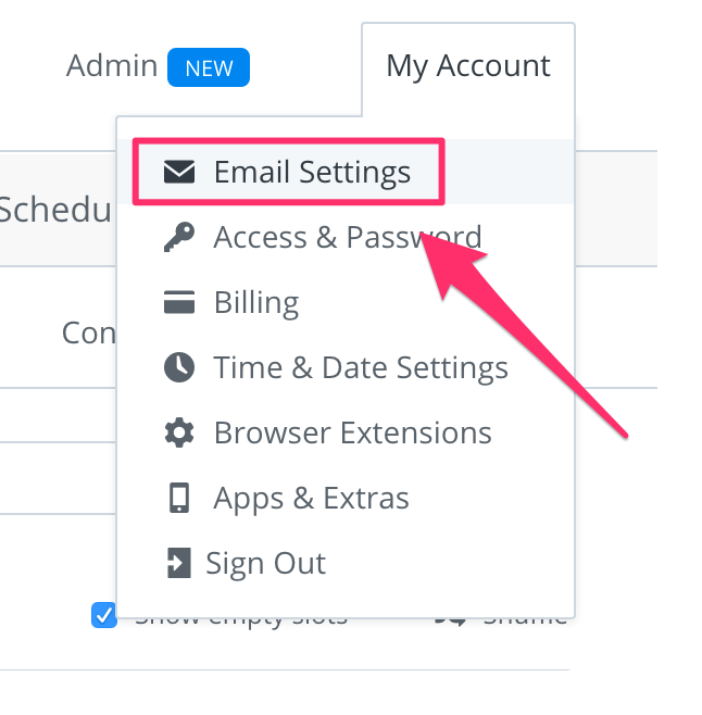 account-email-settings