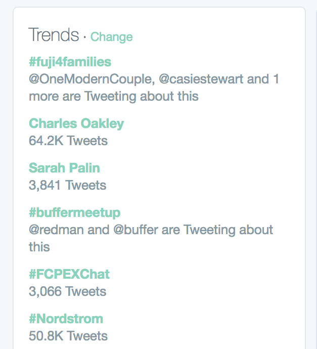 #buffermeetup trending on Twitter