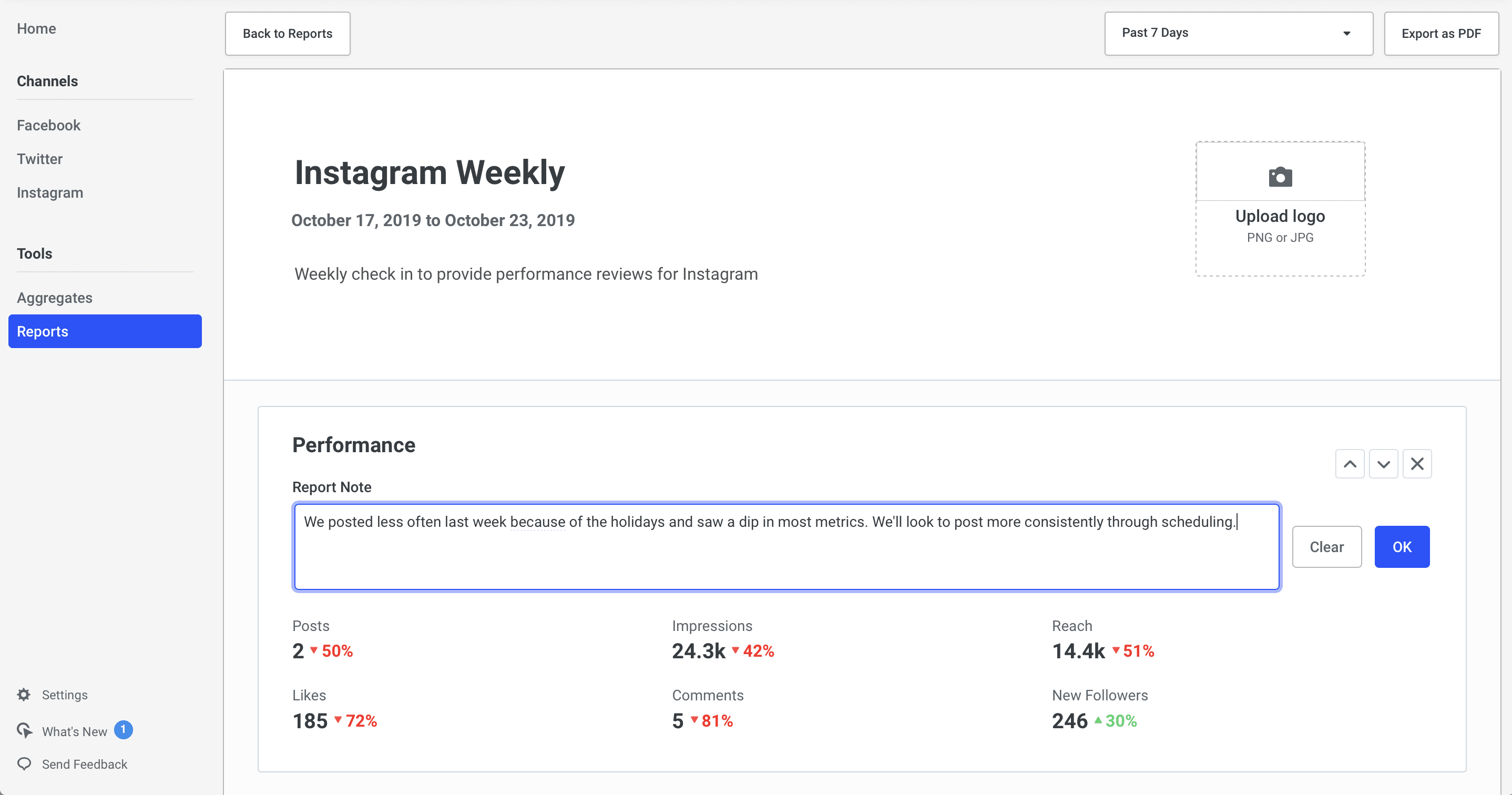 Report in Buffer Analyze