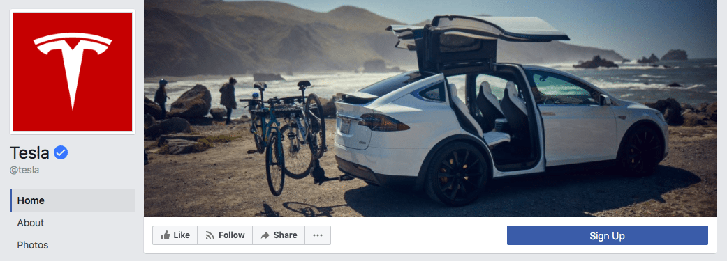 Tesla Facebook kapak fotoğrafı Tesla Facebook kapak fotoğrafı
