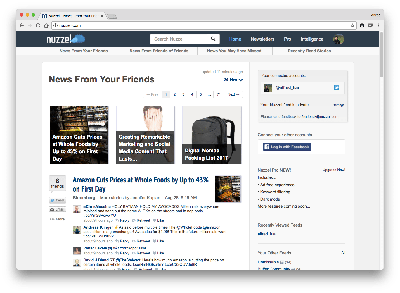 Social media digest - Nuzzel Social media digest - Nuzzel