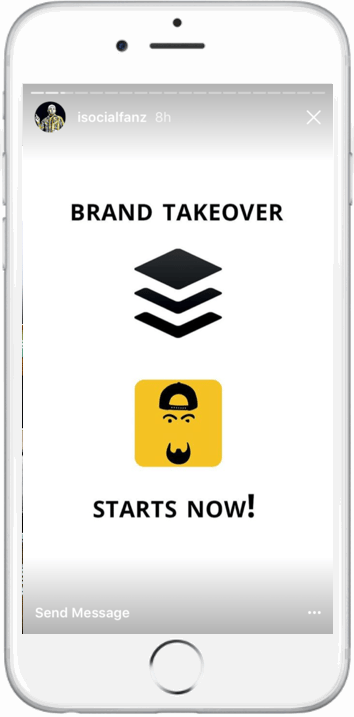Instagram takeover example Instagram takeover example