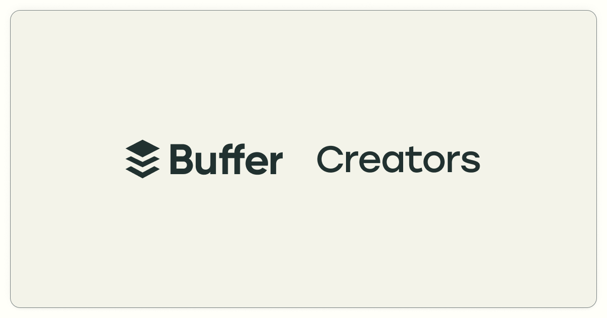 Social Media Management for Creators | Buffer