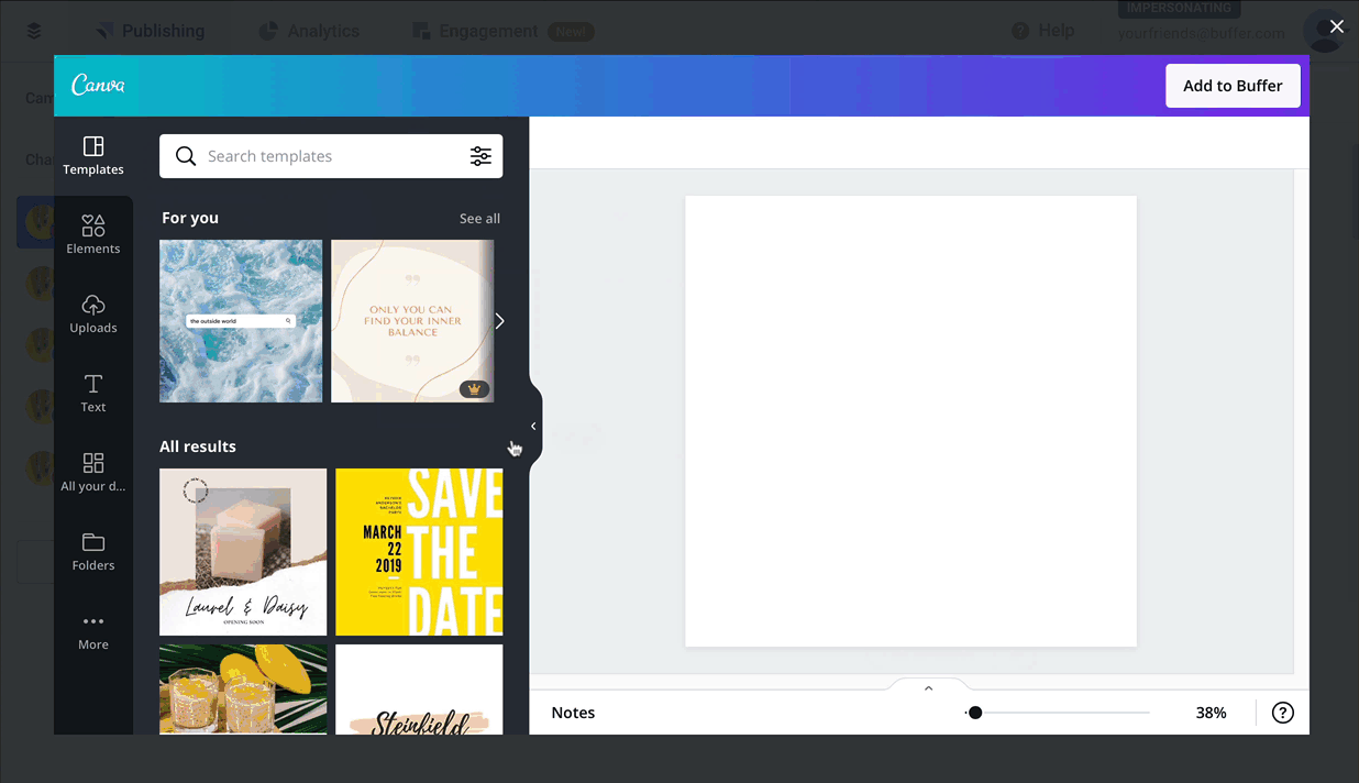Introducing Our Canva Integration: Design and Share Visual Content Instantly