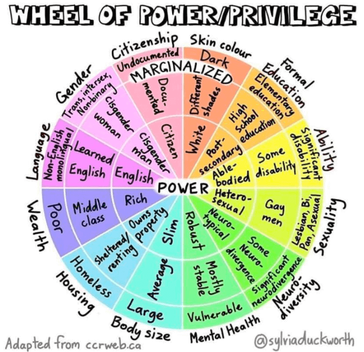 Wheel of Power/Privilege - Buffer, LGBTQ Fireside Chat  