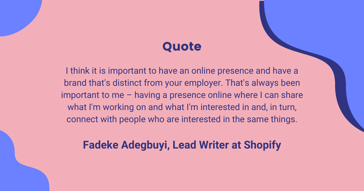 Social Proof: Fadeke Adegbuyi on Creating a Distinct Identity for Yourself Online