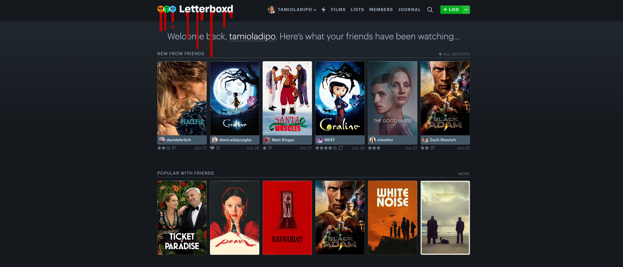 Letterboxd Social film discovery
