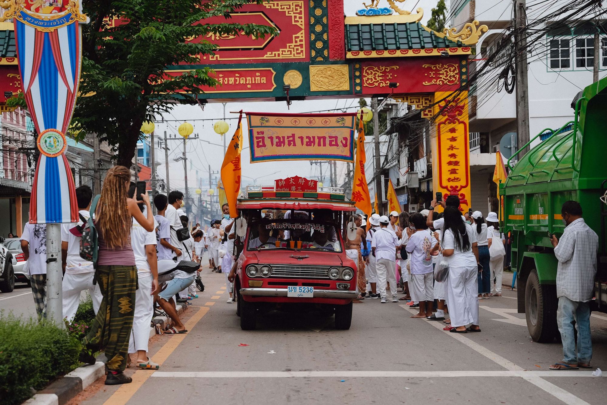 Un festival callejero en Tailandia