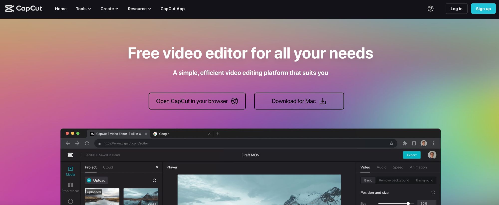 TikTok's video editor CapCut, now available on Windows Platform