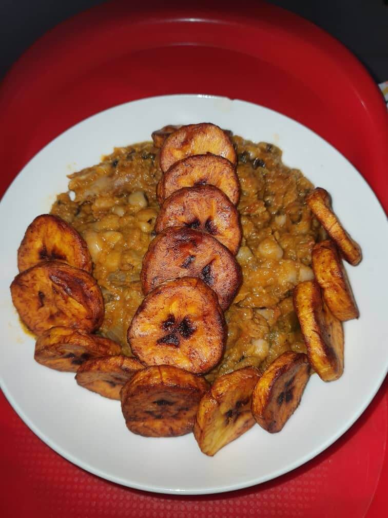 Plantain and beans stew  2   1  - Spotlighting Culture in Ghana From a Buffer Teammate