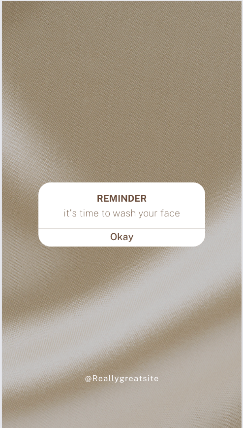minimal instagram story template