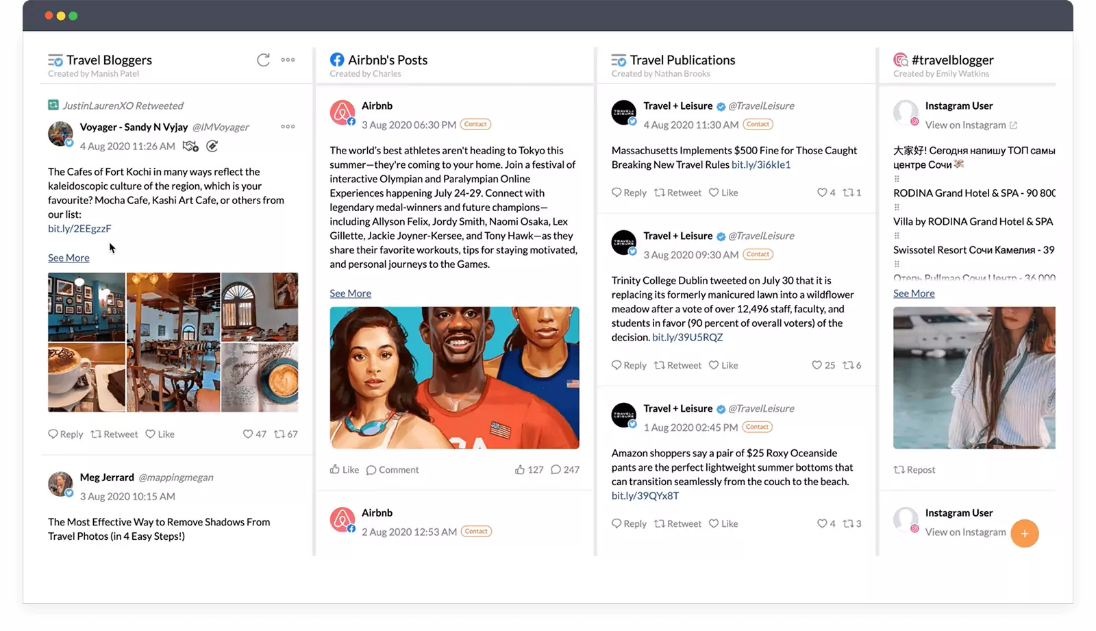 Zoho Social Zoho Social social media monitoring tools