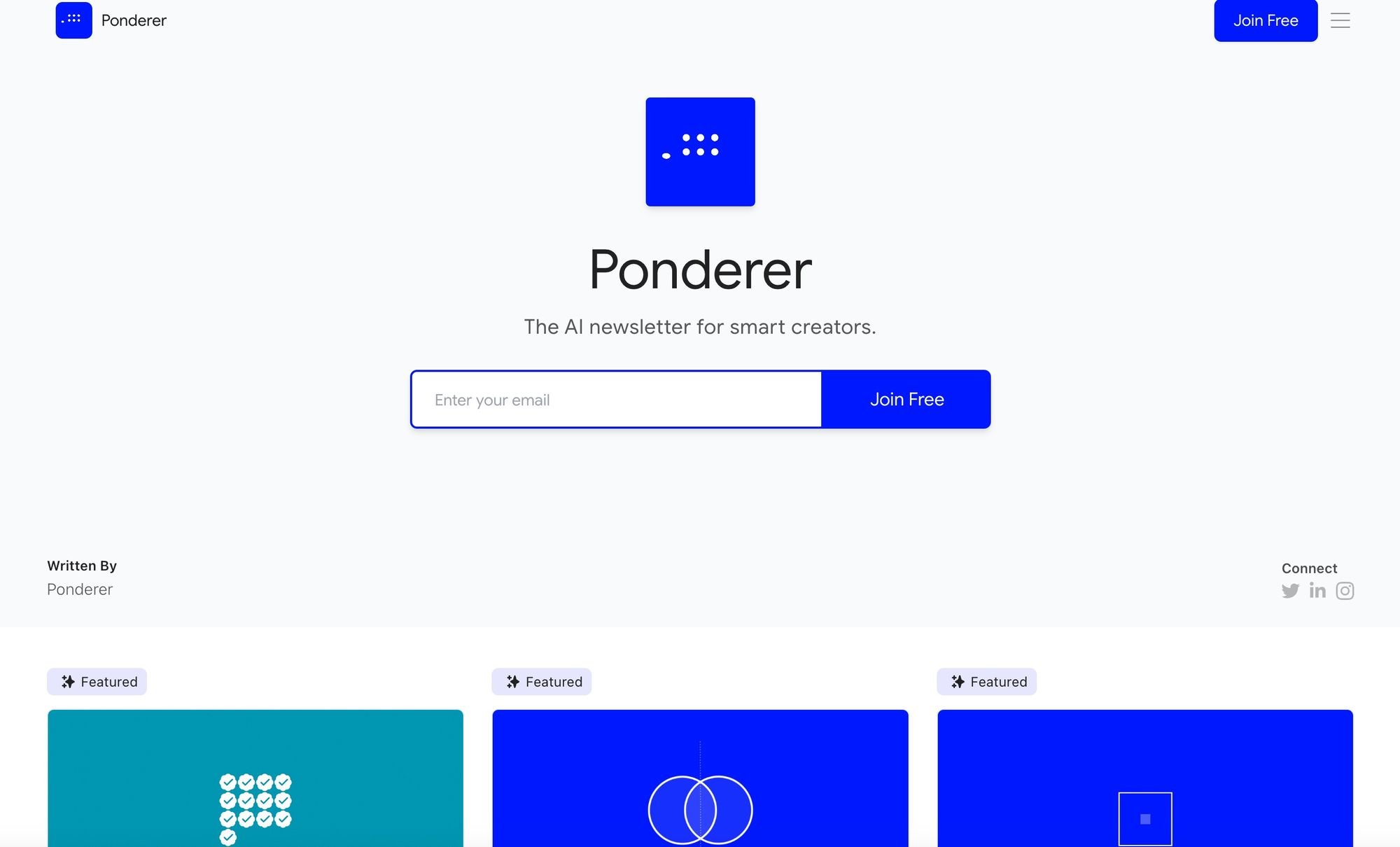 Ponderer - How To Start A Newsletter