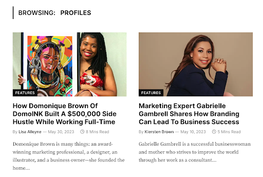 successful black women profiles