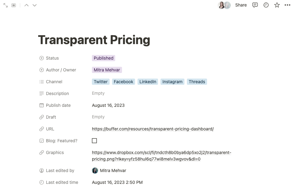 How Buffer’s Content Team Collaborates + Our Content Calendar Template