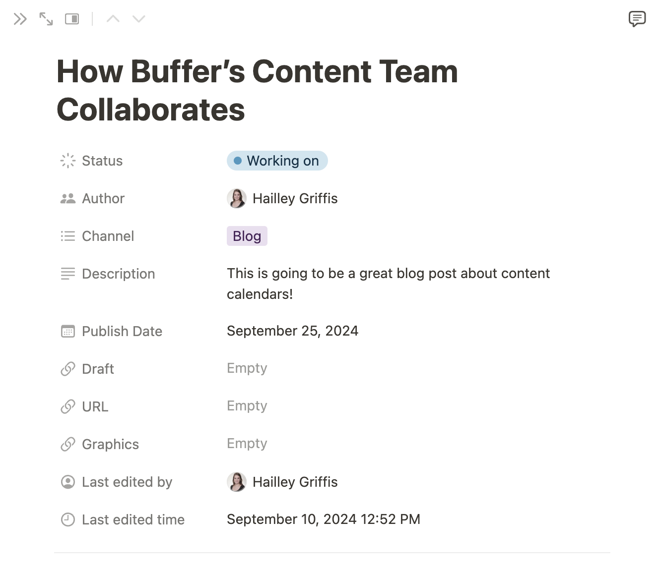 Content Calendar Template Free - Buffer’s Content Calendar Template + How We Collaborate