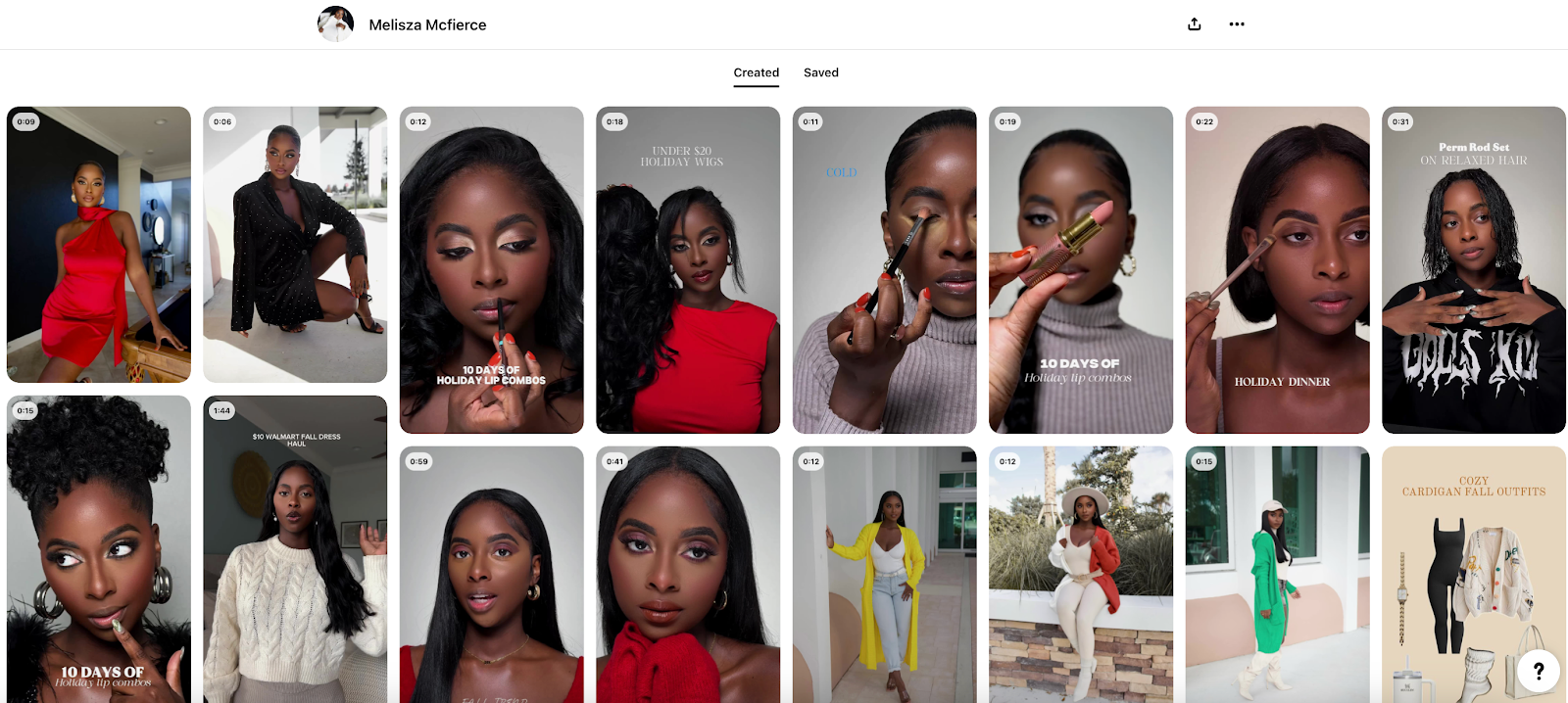 Melisza Mcfierce's Pinterest profile