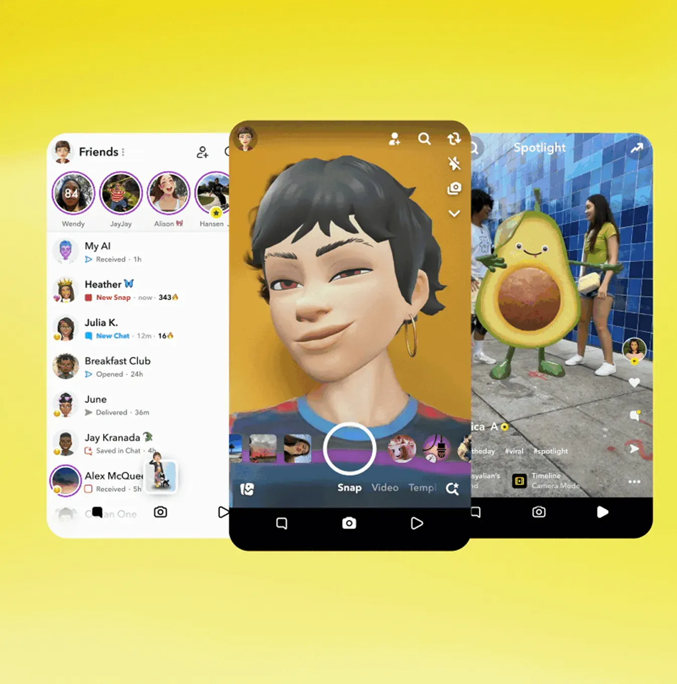 An image showing the Snapchat social media platform on web
