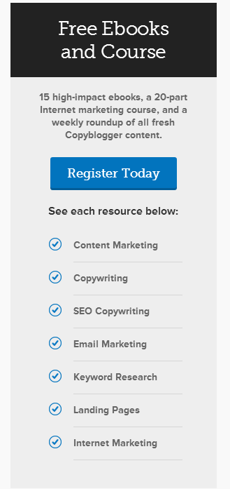Create an Offer form - Copyblogger